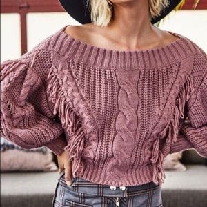 Mauve About You Sweater